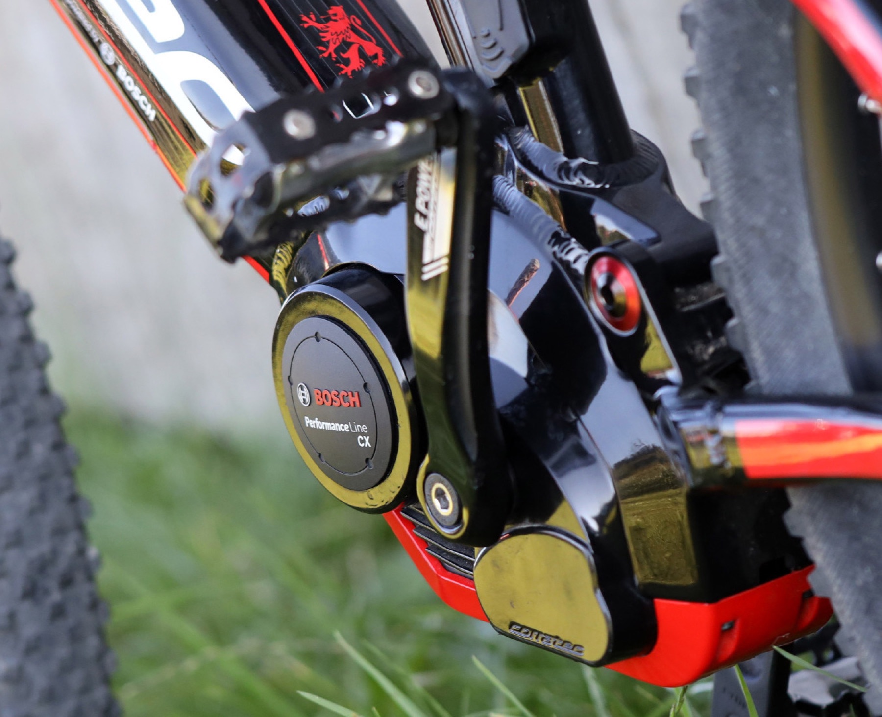 Bosch Performance Line CX Antrieb am E-Bike – Detailaufnahme